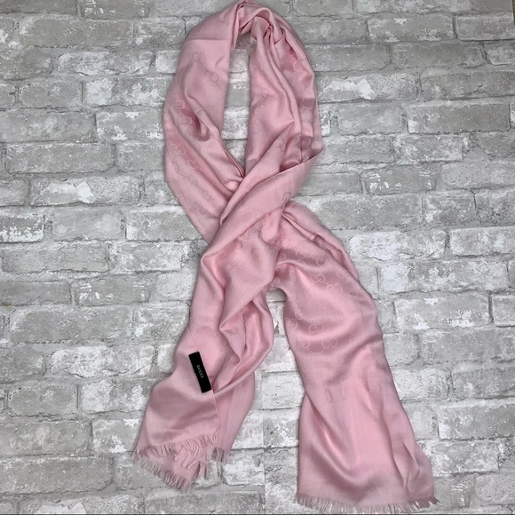 Gucci Rose Pink Guccissima Shawl/Wrap - Picture 8 of 15